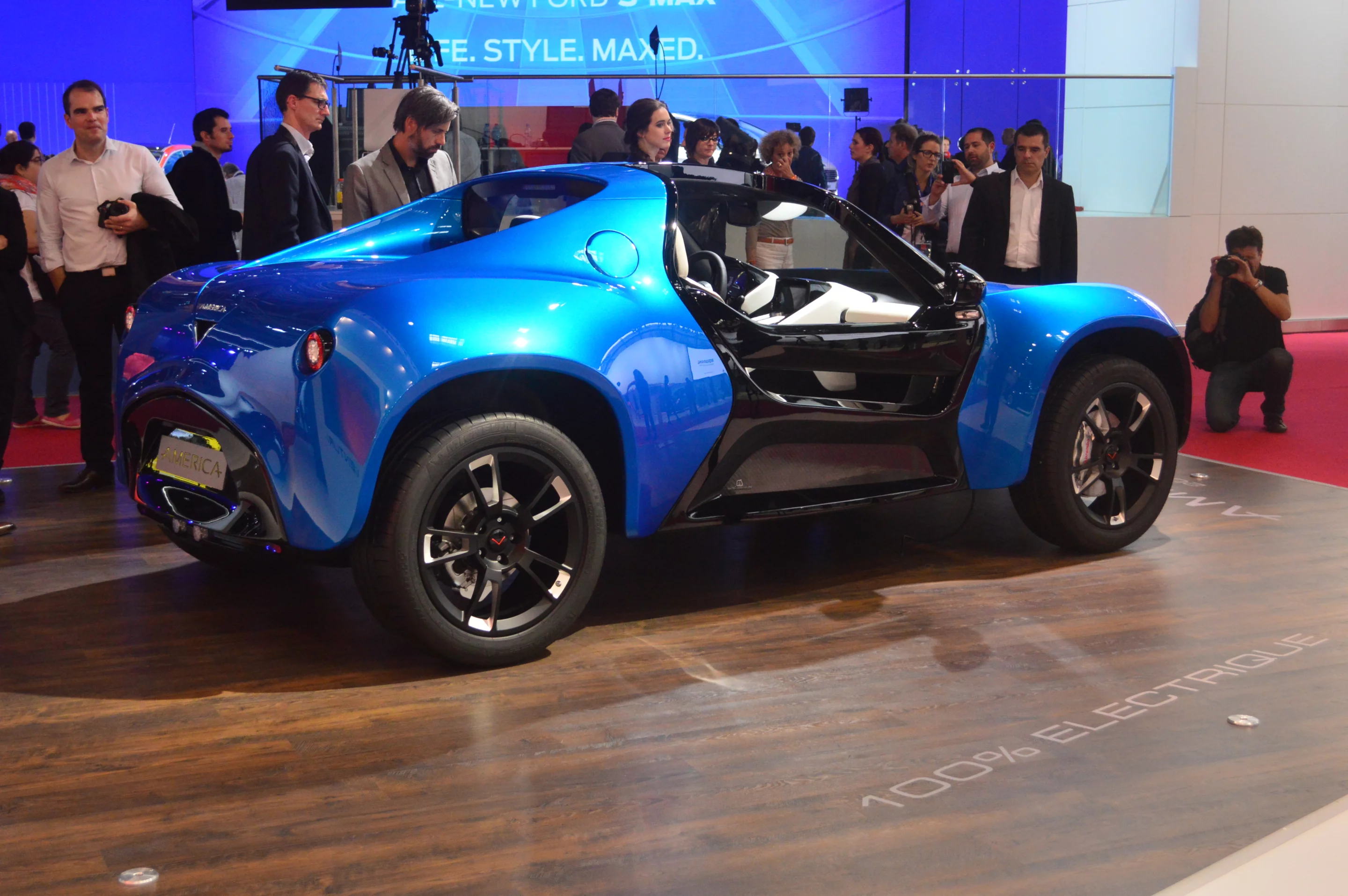 Venturi updates the America concept at the 2014 Paris Motor Show (Photo: C.C. Weiss/Gizmag)