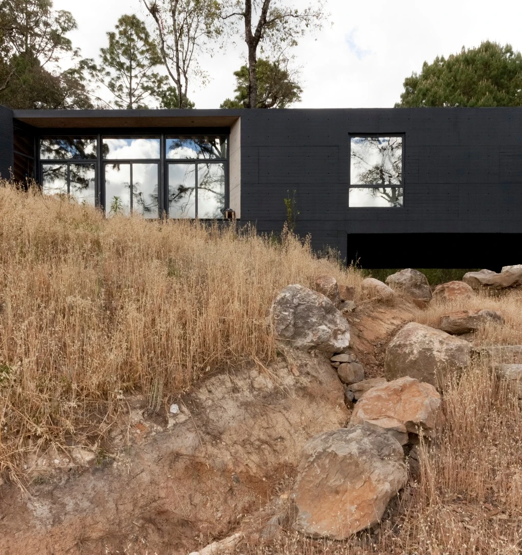 The Casa de la Roca goes to some lengths to blend in its natural environment