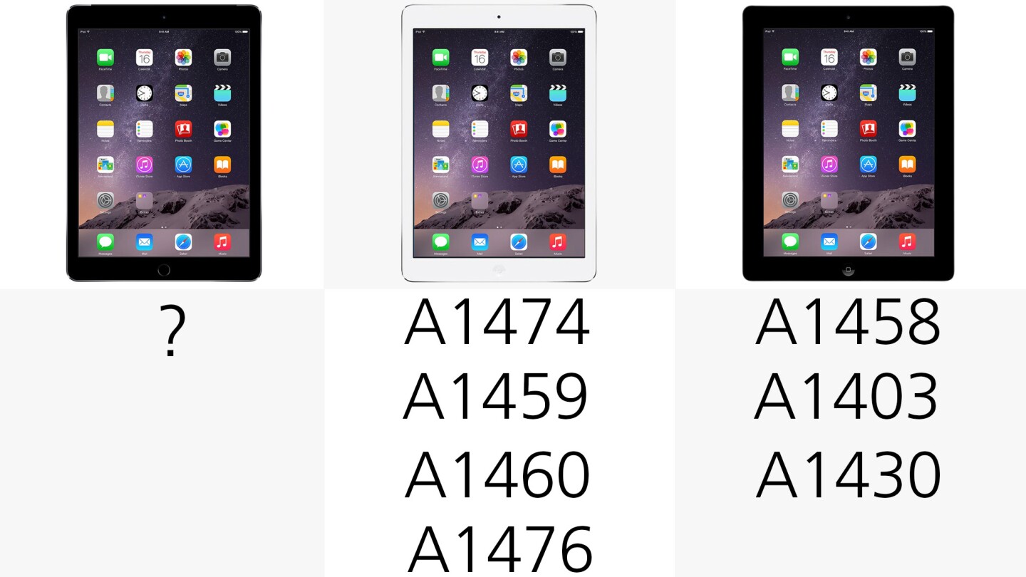 Model numbers (row 1)