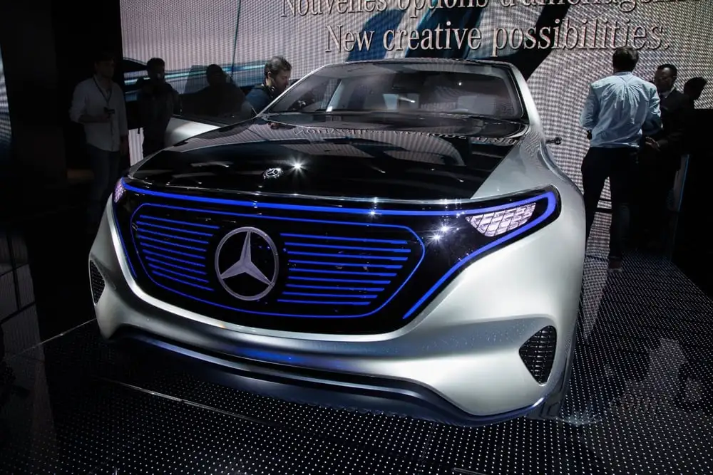 The Mercedes Generation EQ concept at the 2016 Paris Motor Show