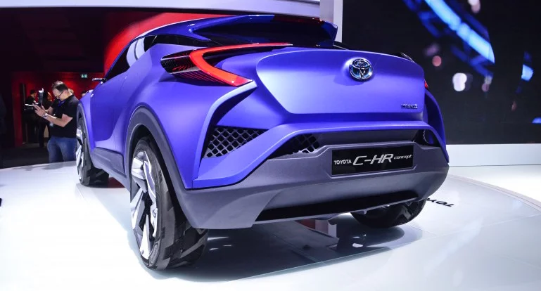 Toyota premieres its C-HR concept car in Paris (Photo: C.C. Weiss/Gizmag)
