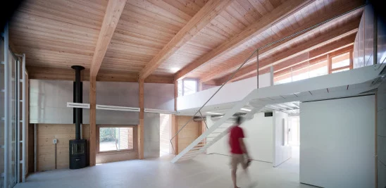 The Tvzeb home combines the use of recycled materials and geothermal and solar energy generation