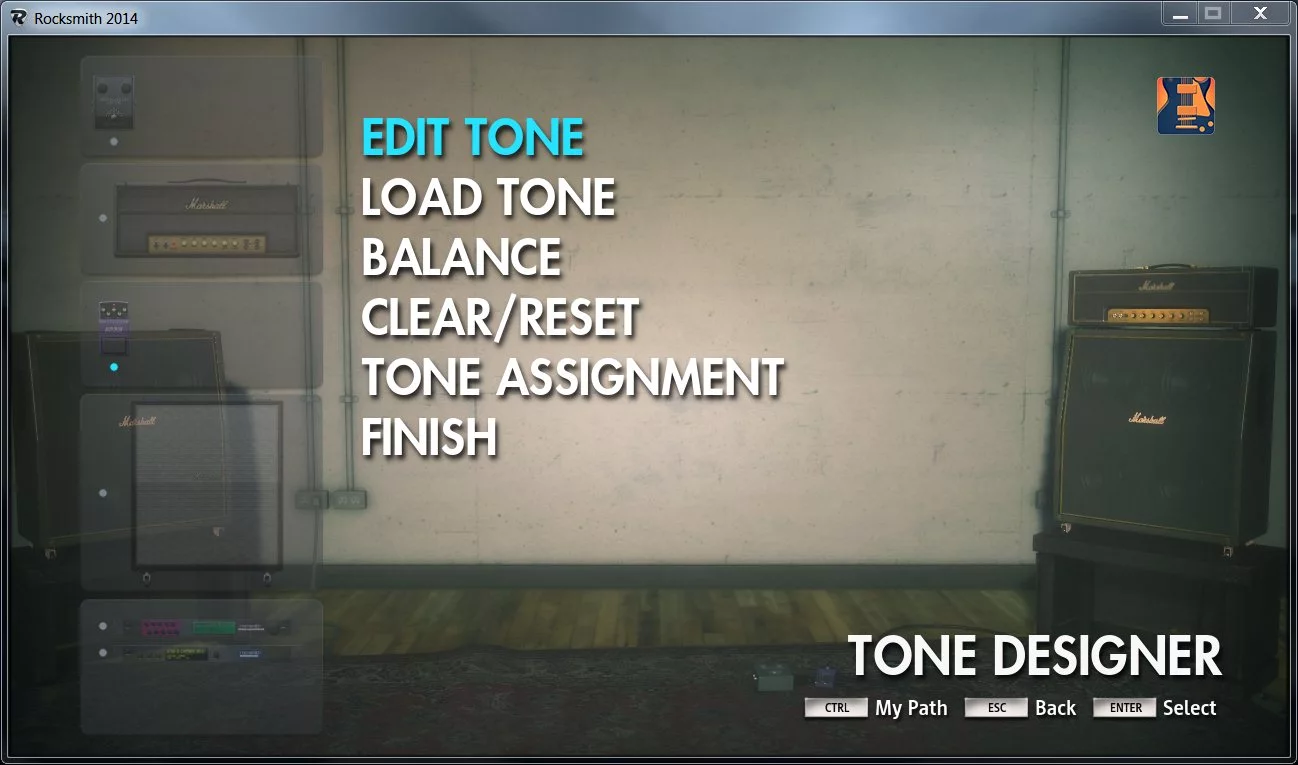 The Tone designer feature allows you to tweak the digitized tone to your heart's content