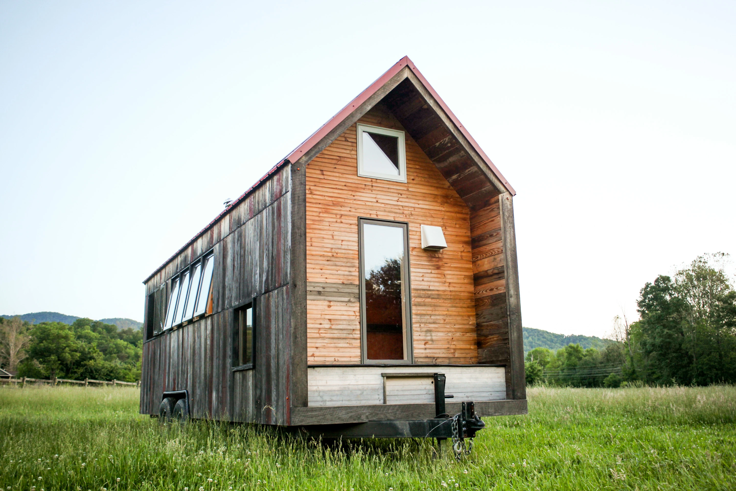 Self-professed design geek Aaron Maret has finally completed his very own micro home on wheels