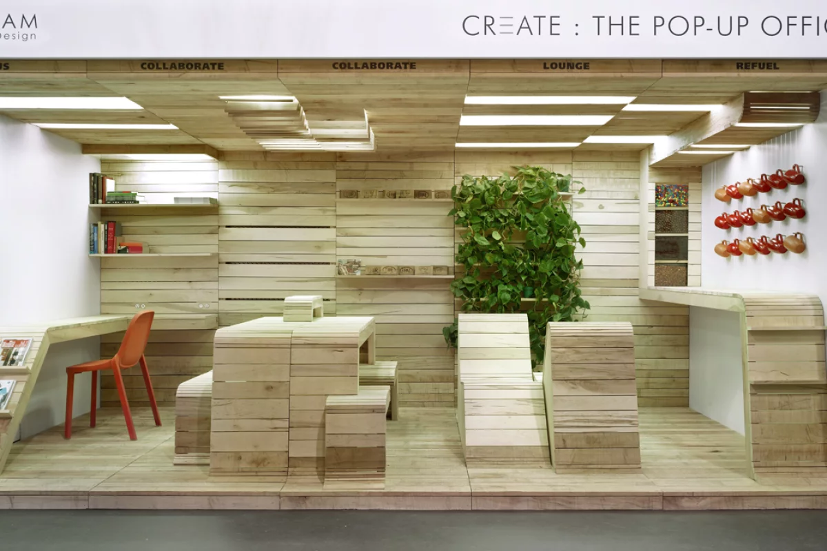 Pop-Up Office seeks to re-invent the workplace for the Post-PC era (Photo: Shai Gi)