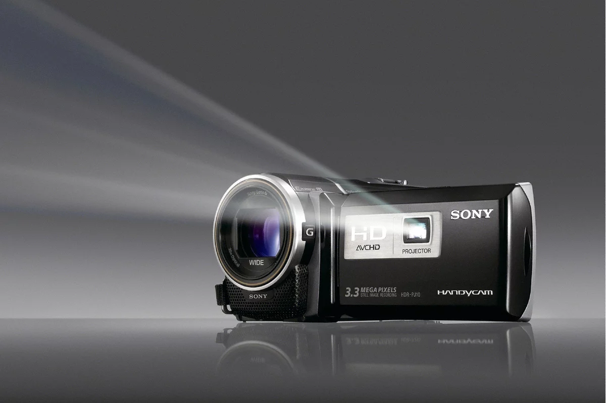 The projector-packing Sony HDR-PJ10E