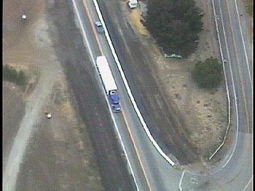 Bat video imagery. Tractor-trailer from 1000 ft high.