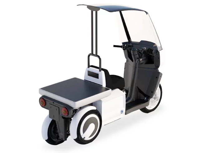 Adiva's CARGO3 tilting three-wheeler