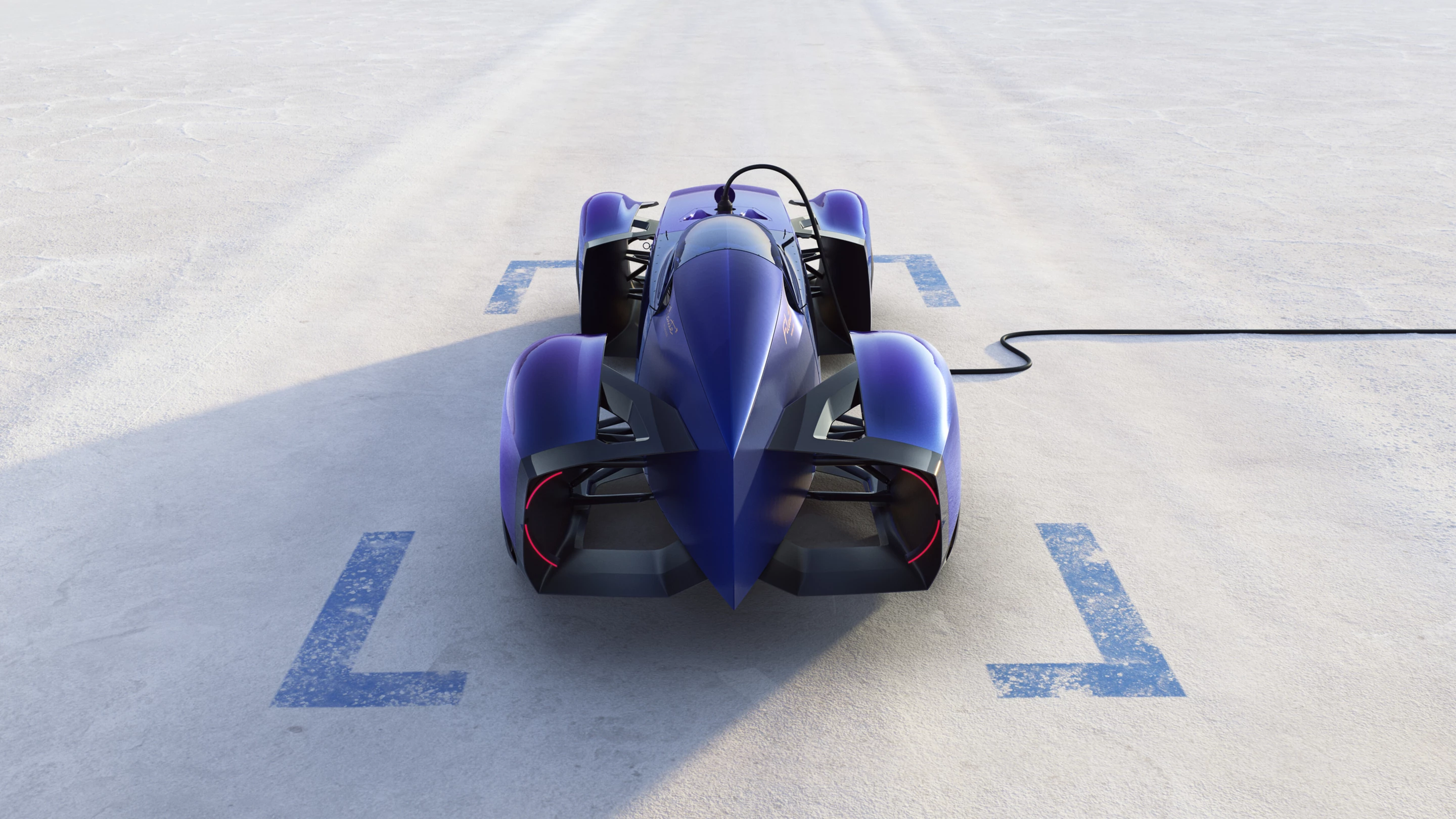 The Renault Filante Record is built around the same 87-kWh lithium-ion battery as the Renault Scenic E-Tech