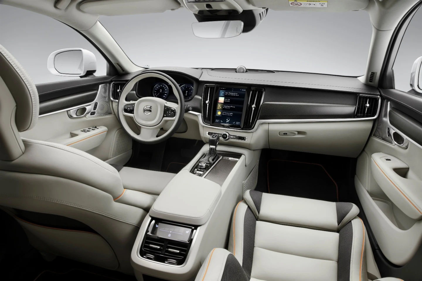 Interior of the V90 Cross Country Volvo Ocean Race
