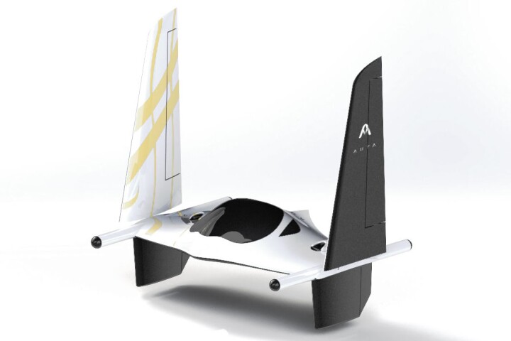The Ranger folds its wings in like Darth Vader's shuttle for heliport operations
