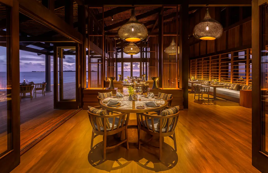 The resort features a restaurant, bar and wine cellar