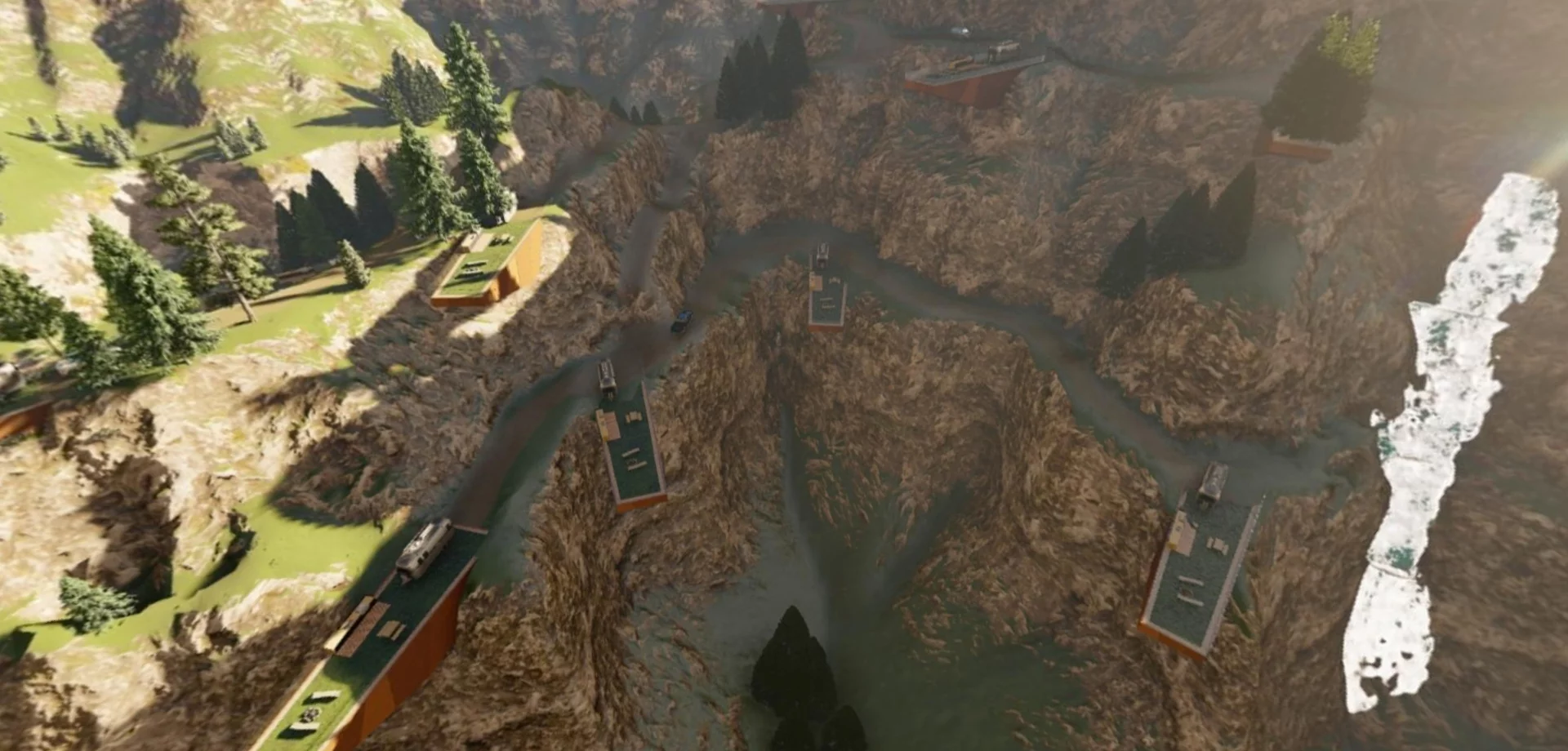 The commute might be a little slow and harrowing, but the camping experience will be unforgettable