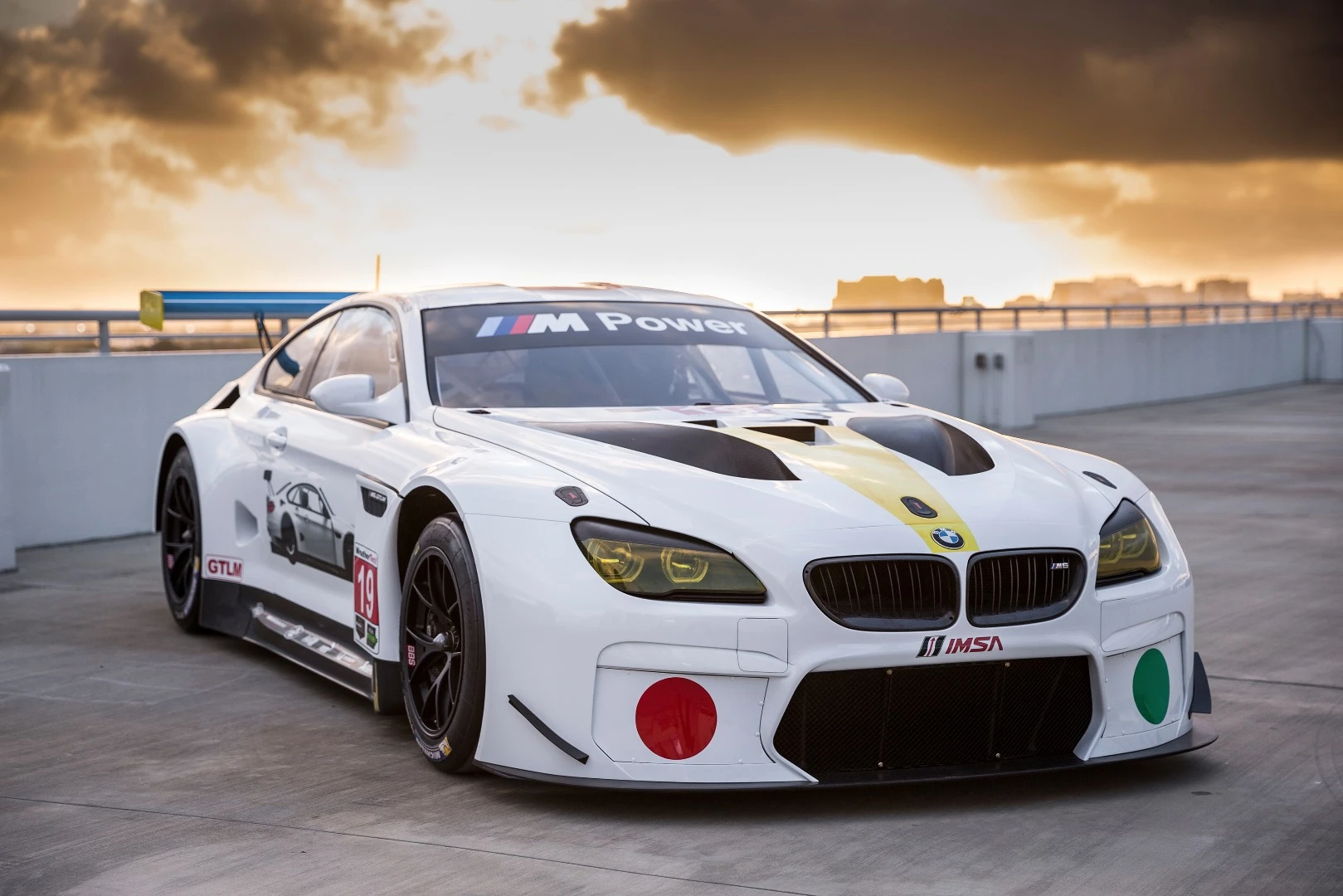 Details in four colors adorn the M6 GTLM Art Car