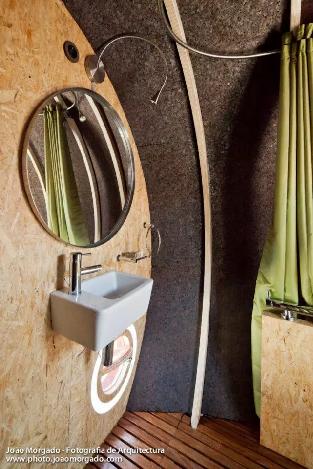 Shelter ByGG features a private ensuite (Photo: Joao Morgado)