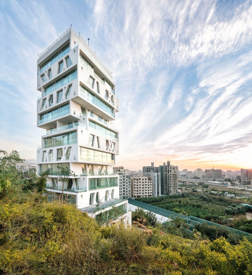 The Cube won the Middle East & Africa category. It comprises a total floorspace of 5,600 sq m (60,277 sq ft), which is split between 19 luxury apartments