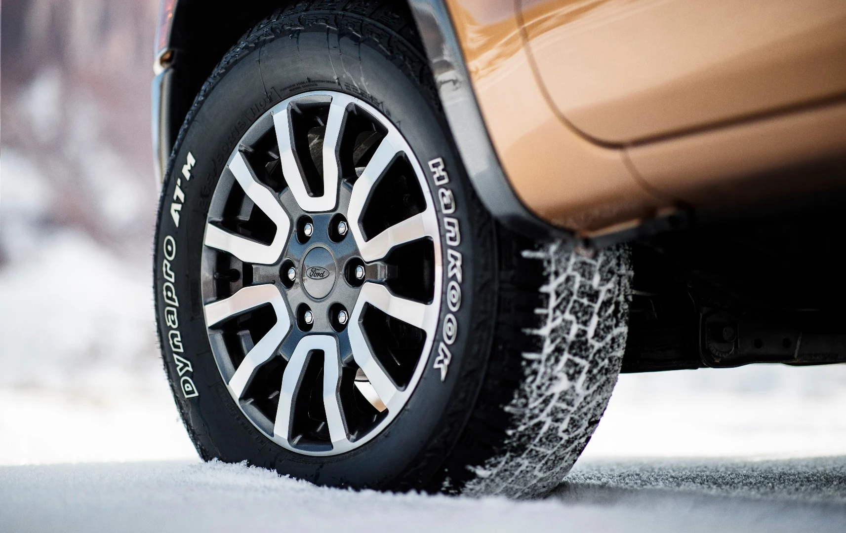 The FX4 package includes all-terrain tires