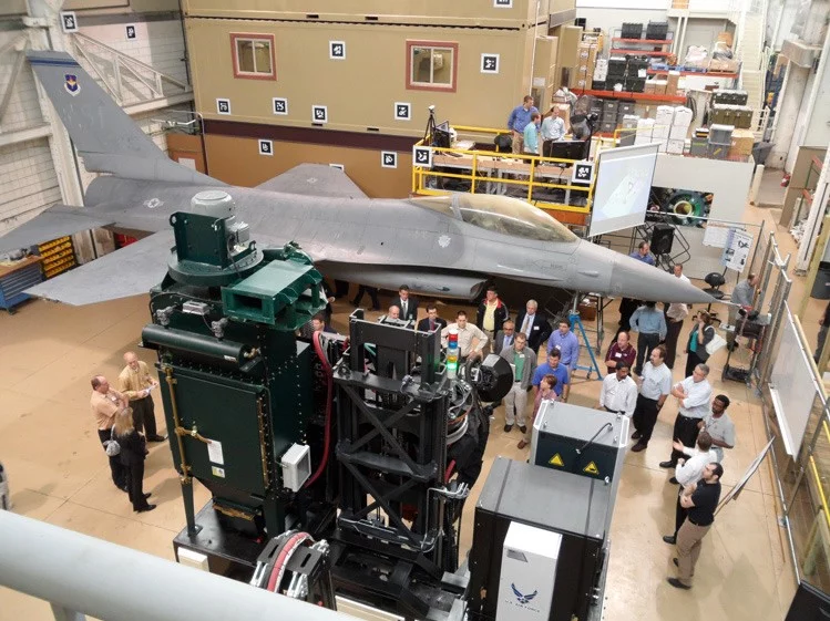 Rear view of robot base unit