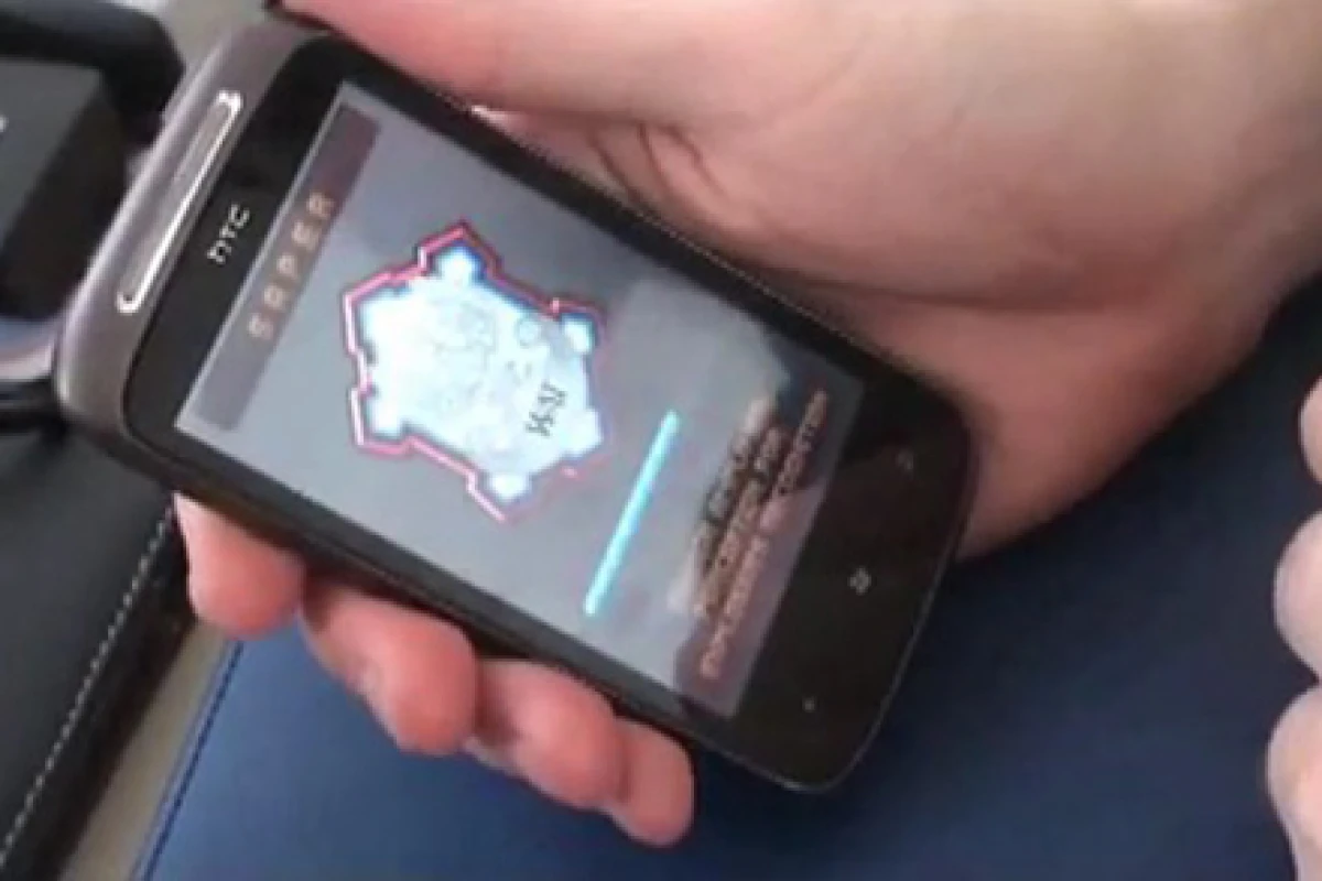 The SAPER mobile application uses the device's embedded magnetometer to turn a smartphone into an explosives detector