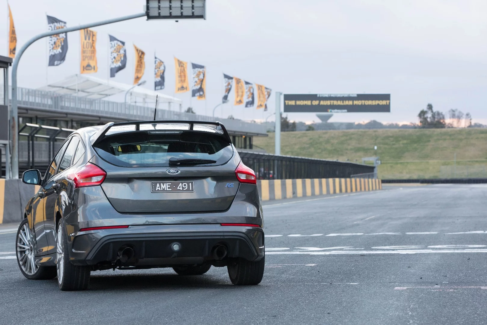 The RS is at home on the racetrack
