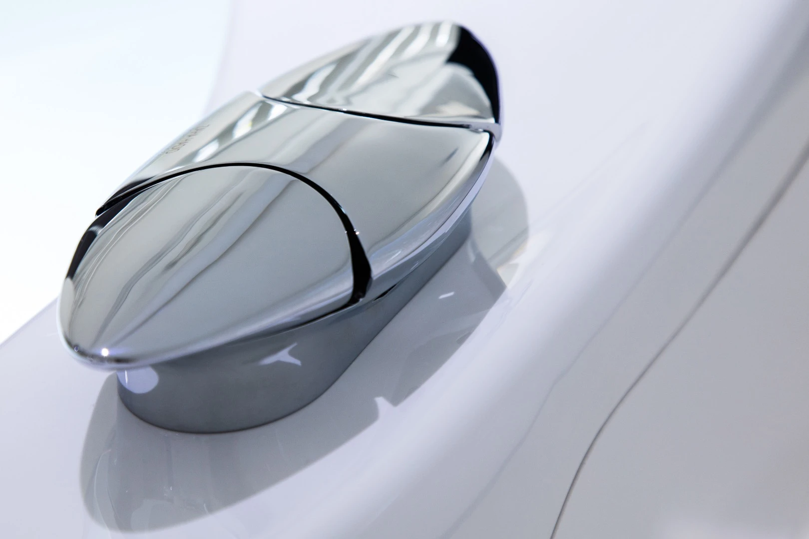 The collection includes a bathtub, toilet, sink, and bidet, in addition to a novel set of mirrors
