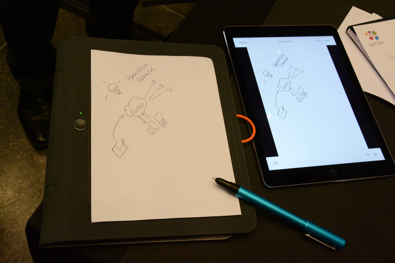 The Spark pen does require Wacom ink, with a three pack of refills costing $9.99 and each lasting about 3 months in the hands of active note takers