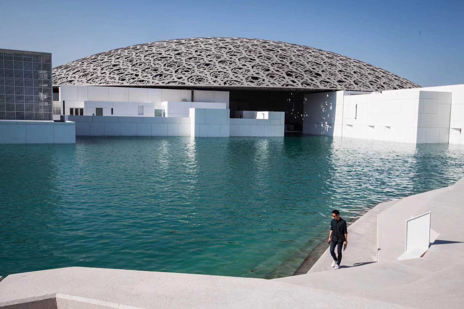 The Louvre Abu Dhabi is actually made up of 55 detached buildings and is intended as a man-made archipelago