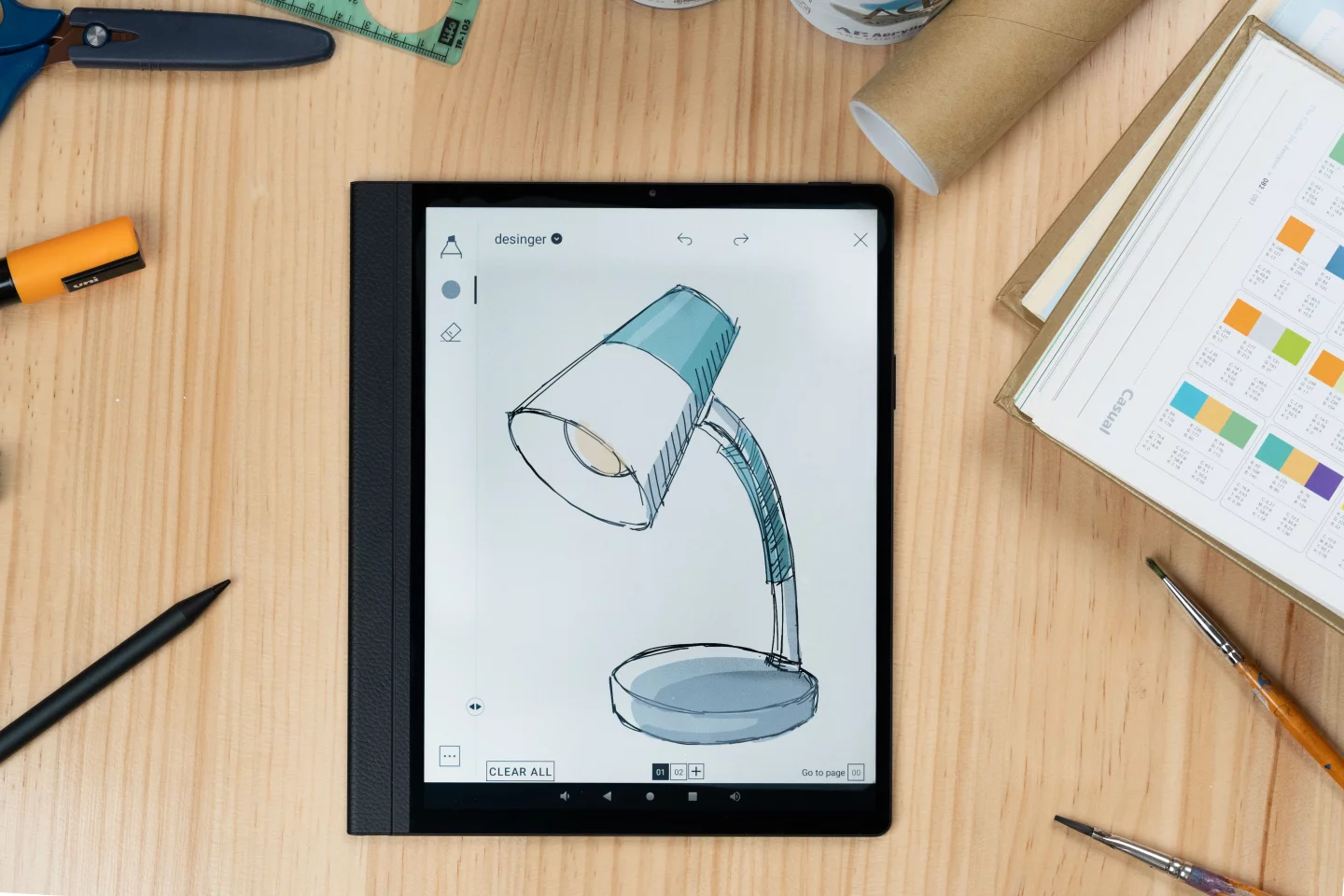 The HannsNote2 aims to offer a paper-like display experience with popping colors and fast response