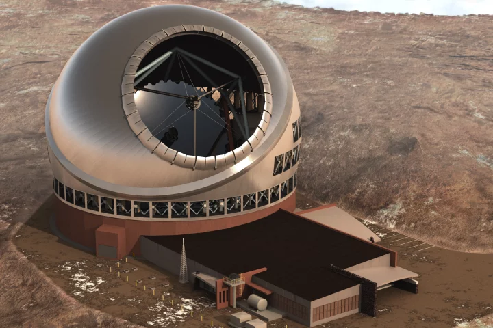 The Thirty-Meter Telescope (TMT) (Image: Courtesy TMT Observatory Corporation)