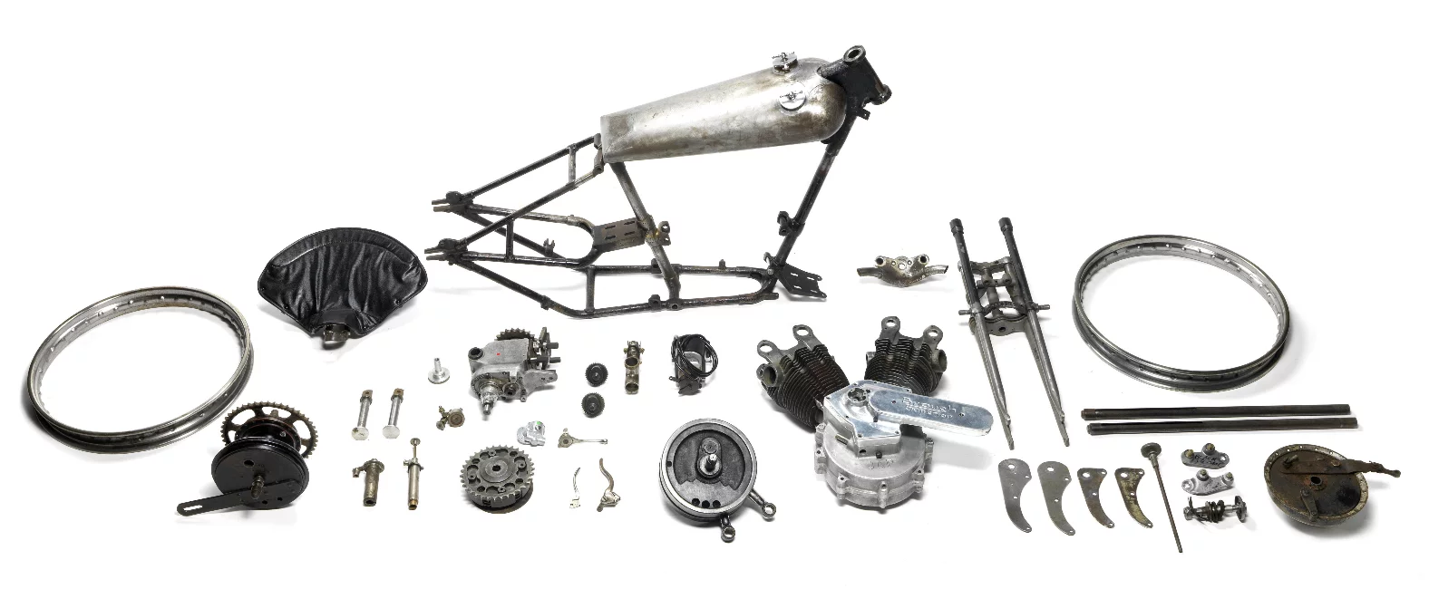 The second most expensive motorcycle of the week was also a pile of bits. Fetching £236,700 ($365,454), this 1926 Brough Superior SS100 Alpine Grand Sport Project was Lot 200 at Bonhams Autumn Stafford Sale held on 18 October, 2015