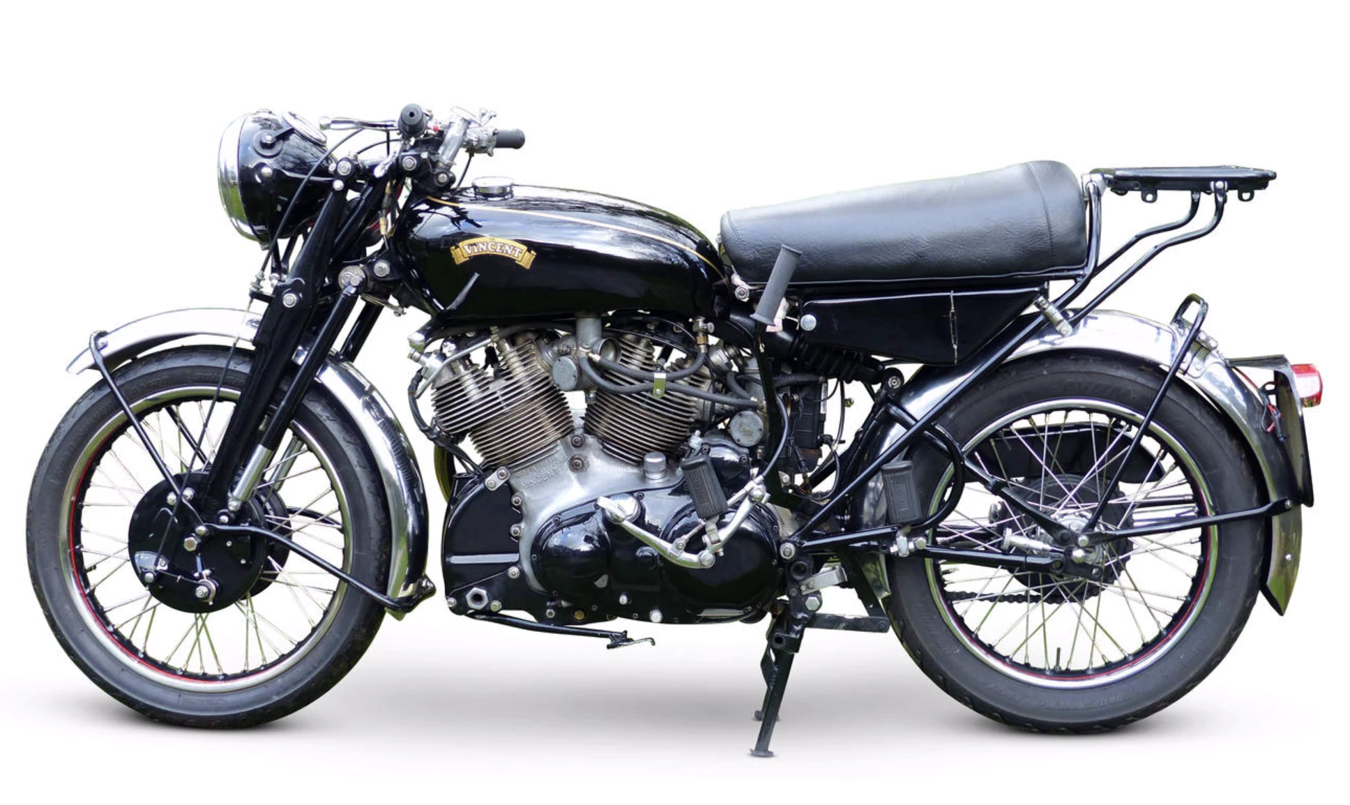 One of only 141 un-enclosed Series-D Black Shadows made, this 1955 model has a complete history of its total of 53,730 miles since new. It is estimated to fetch between £40,000 and £50,000 ($59,000 - 73,000)Auction Page