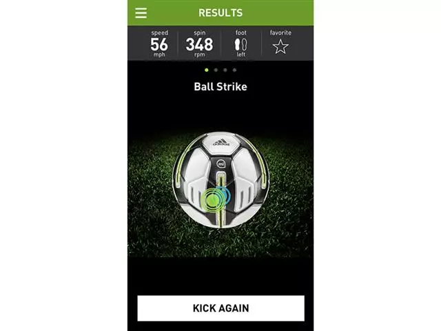 Within the app, users can gain draw on statistics such as how quickly the balls is traveling and how many revolutions it is spinning per minute to refine their technique