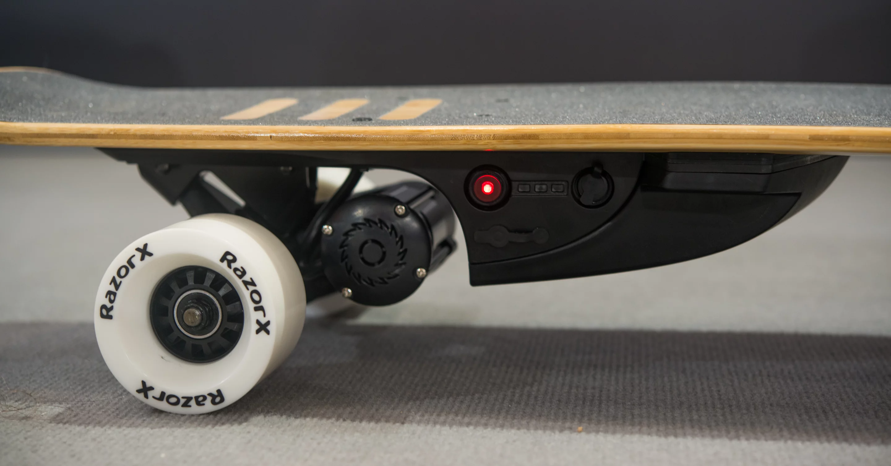 The RazorX Cruiser Electric Skateboard has a top speed of 10 mph