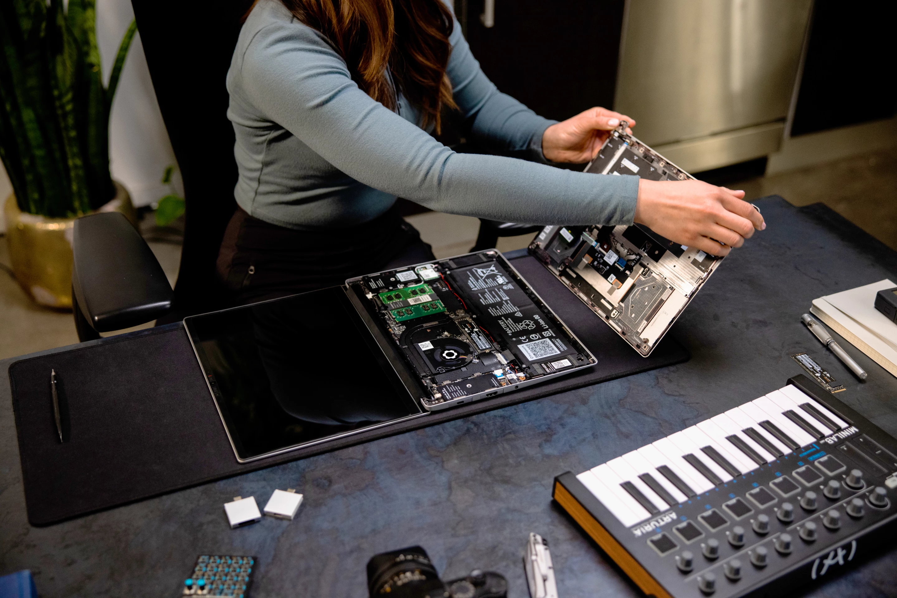 As upgrades featuring the latest tech are made available, the entire mainboard can be swapped out