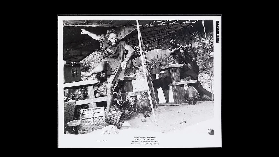 Planet of the Apes (20th Century Fox, 1968). Overall: Very Fine-. Photos (19) & Mini Lobby Cards | Sold for: $336 by Heritage Auctions on December 6, 2020