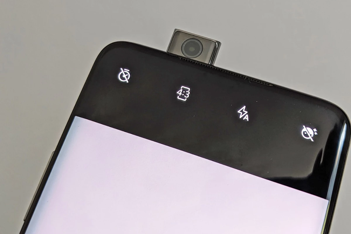 The pop-up selfie cam on the OnePlus 7 Pro