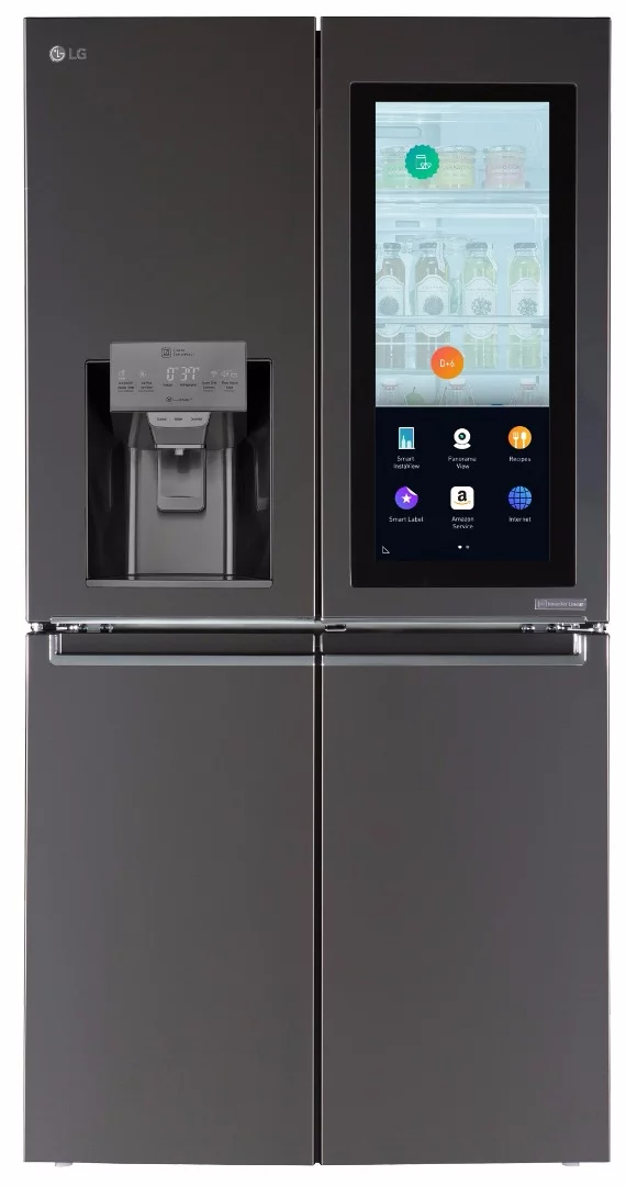 The LG Smart InstaView refrigerator
