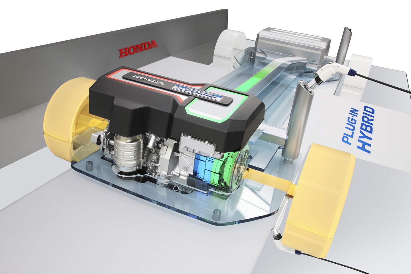 The platform features a 2.0-liter, i-VTEC® inline four-cylinder, Atkinson cycle engine, paired with an electric Continuously Variable Transmission (E-CVT)