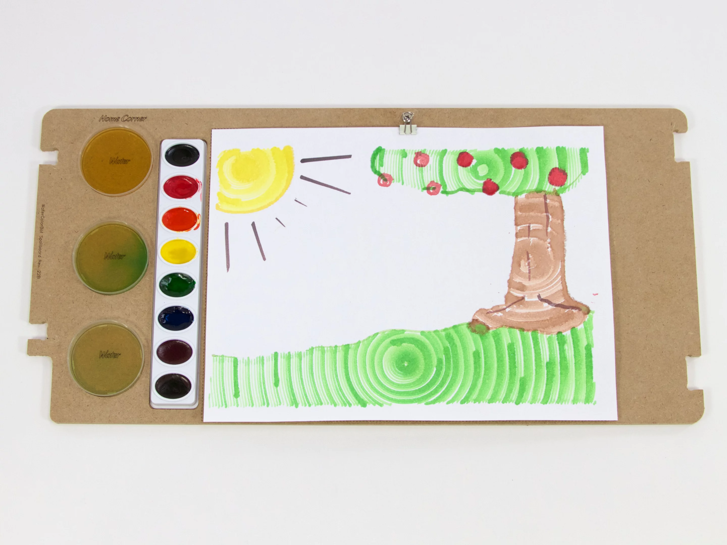 There's also a mode that allows people to draw on the computer and have the machine follow along in real-time
