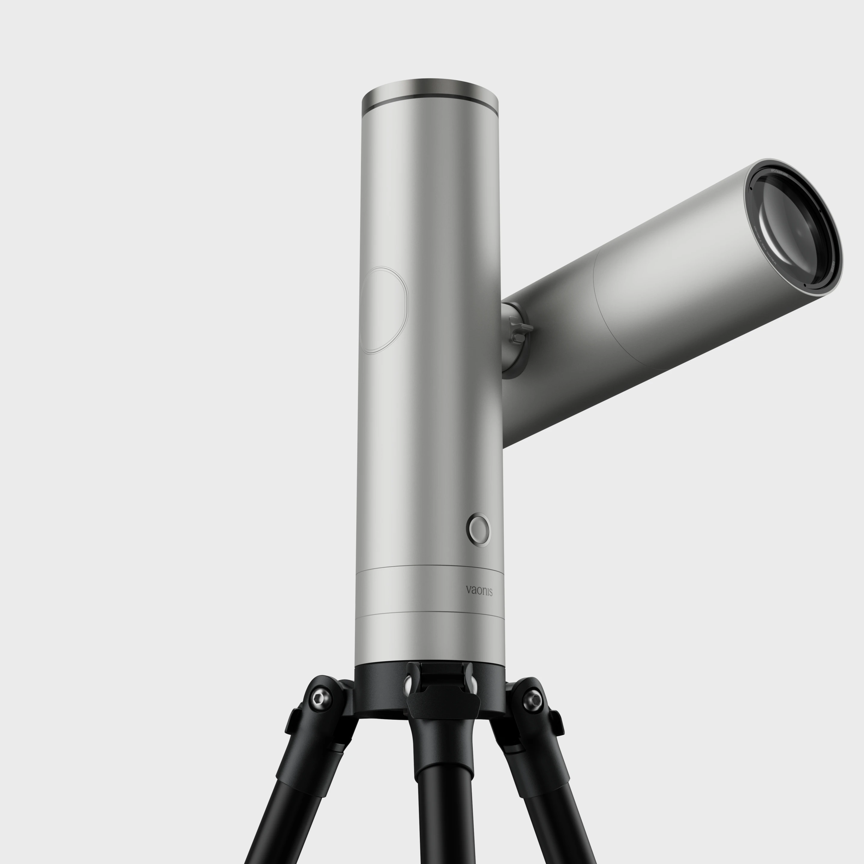 A single Atlas 80 module tilts toward the sky on its tripod