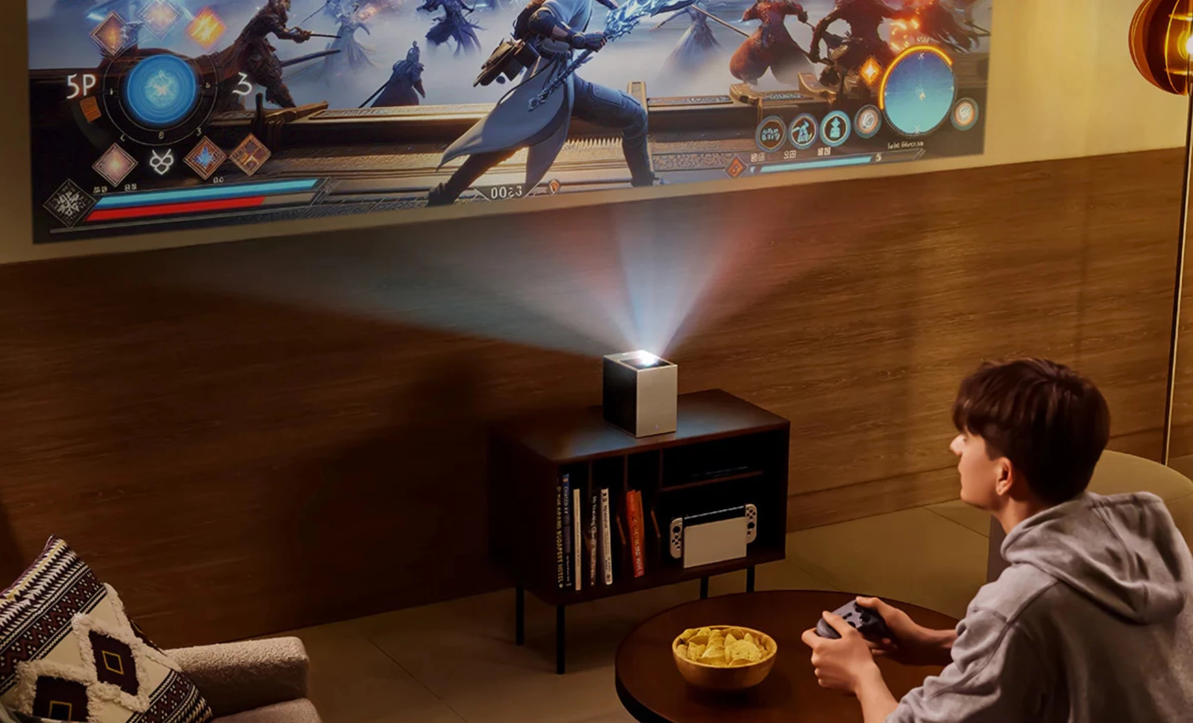 The HDMI port caters for connection to a console, though maximum refresh rate at 4K is 60 Hz so this may be a solution for casual gamers only