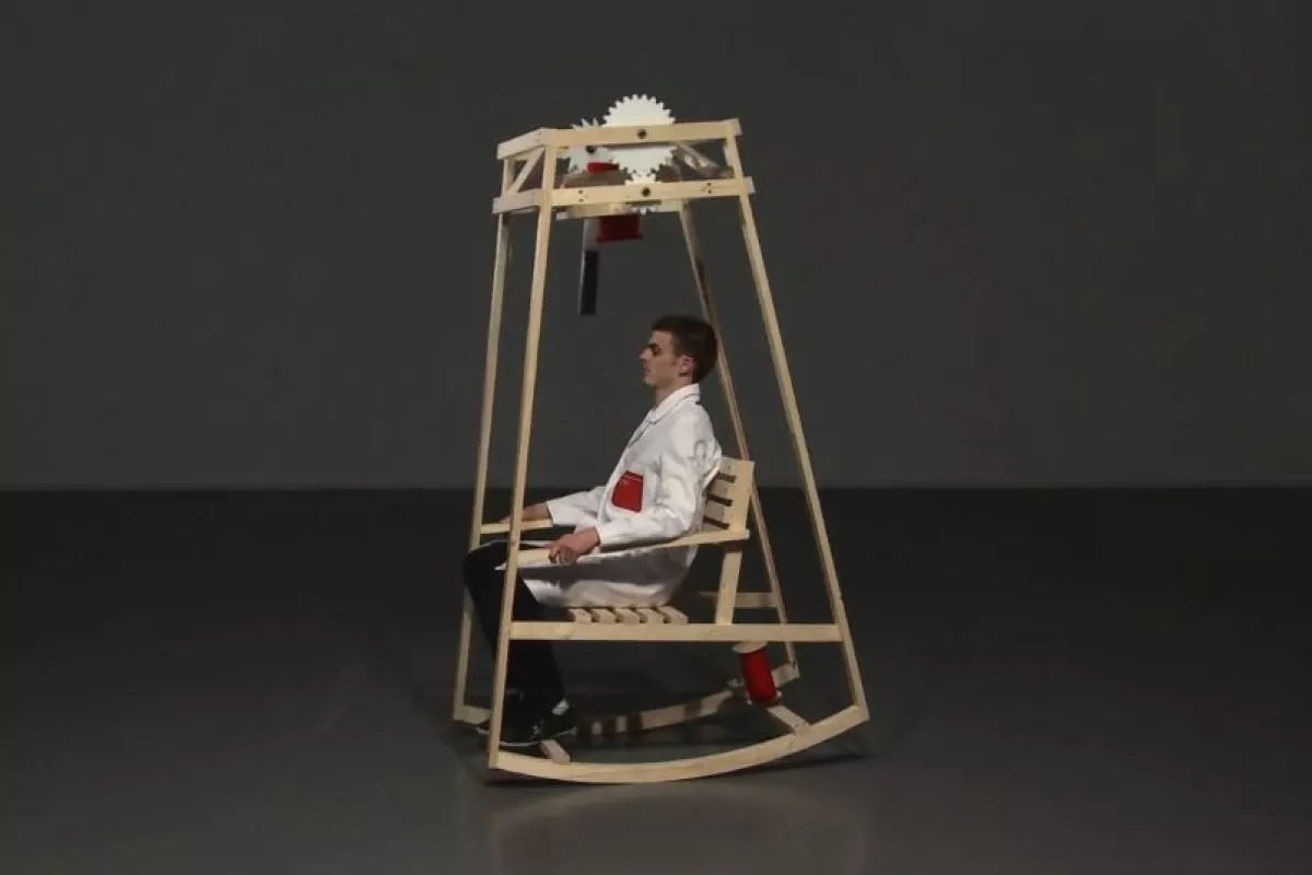 The Rocking-Knit chair