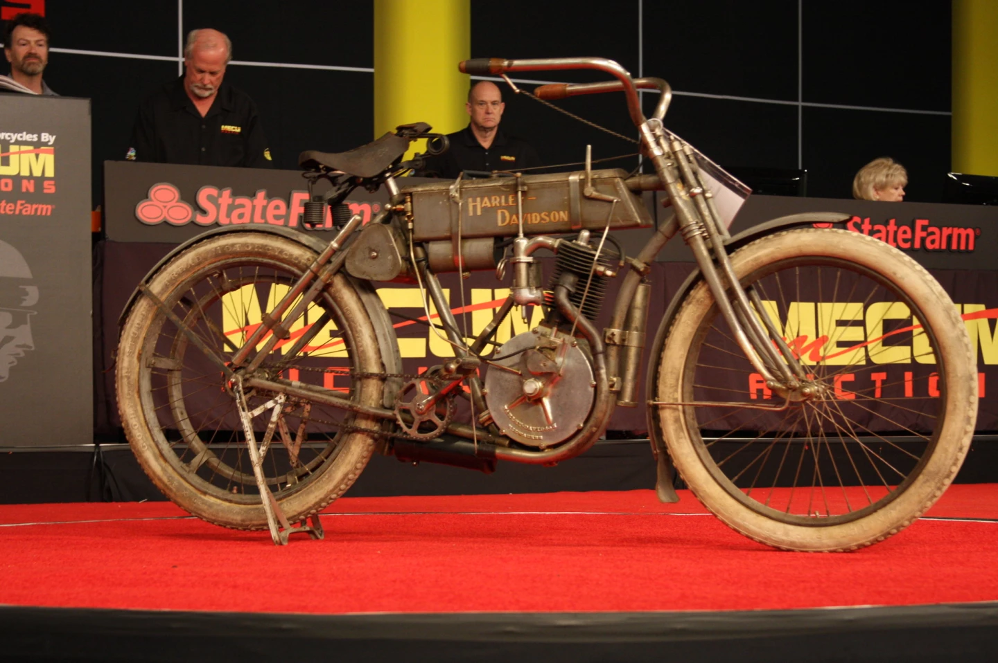 "The Mona Lisa of Harley-Davidsons" was a term coined specifically for this bike during the days leading up to the EJ Cole auction and this remarkably original "Strap Tank" delivered the highest price ever fetched for the model or for the Harley-Davidson marque.
