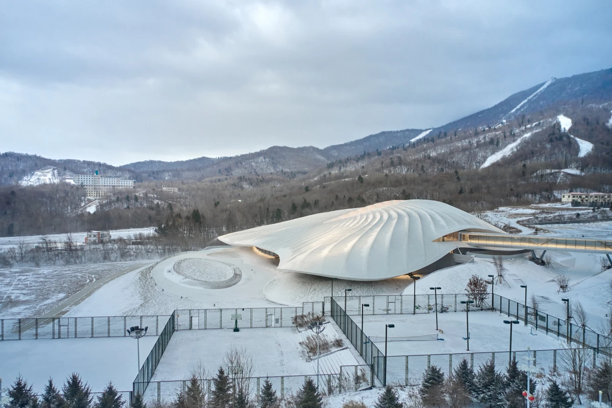 The Yabuli Entrepreneurs' Congress Center isn't officially complete yet but is already in use
