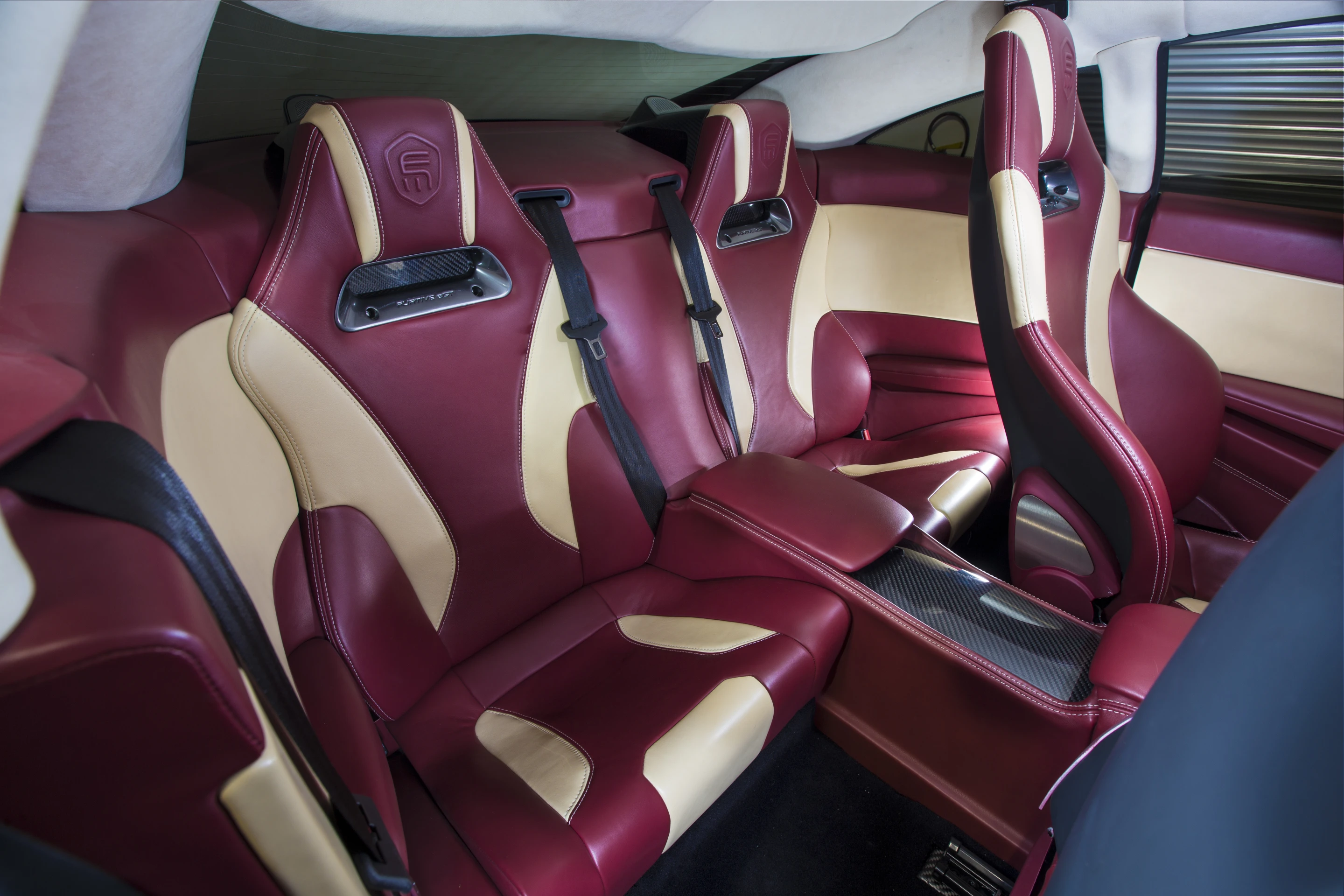 Furtive-eGT's interior seating arrangement