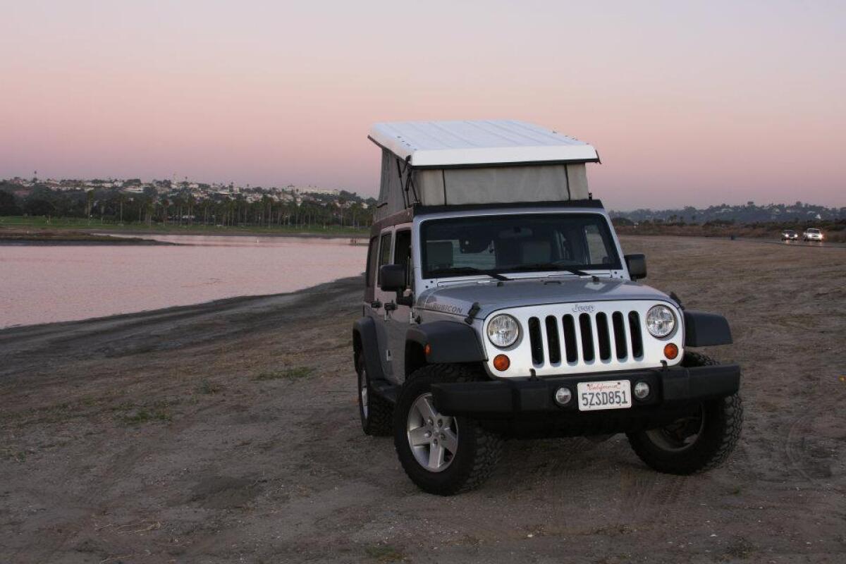 The Jeep Wrangler blows its lid with Ursa Minor poptop camper