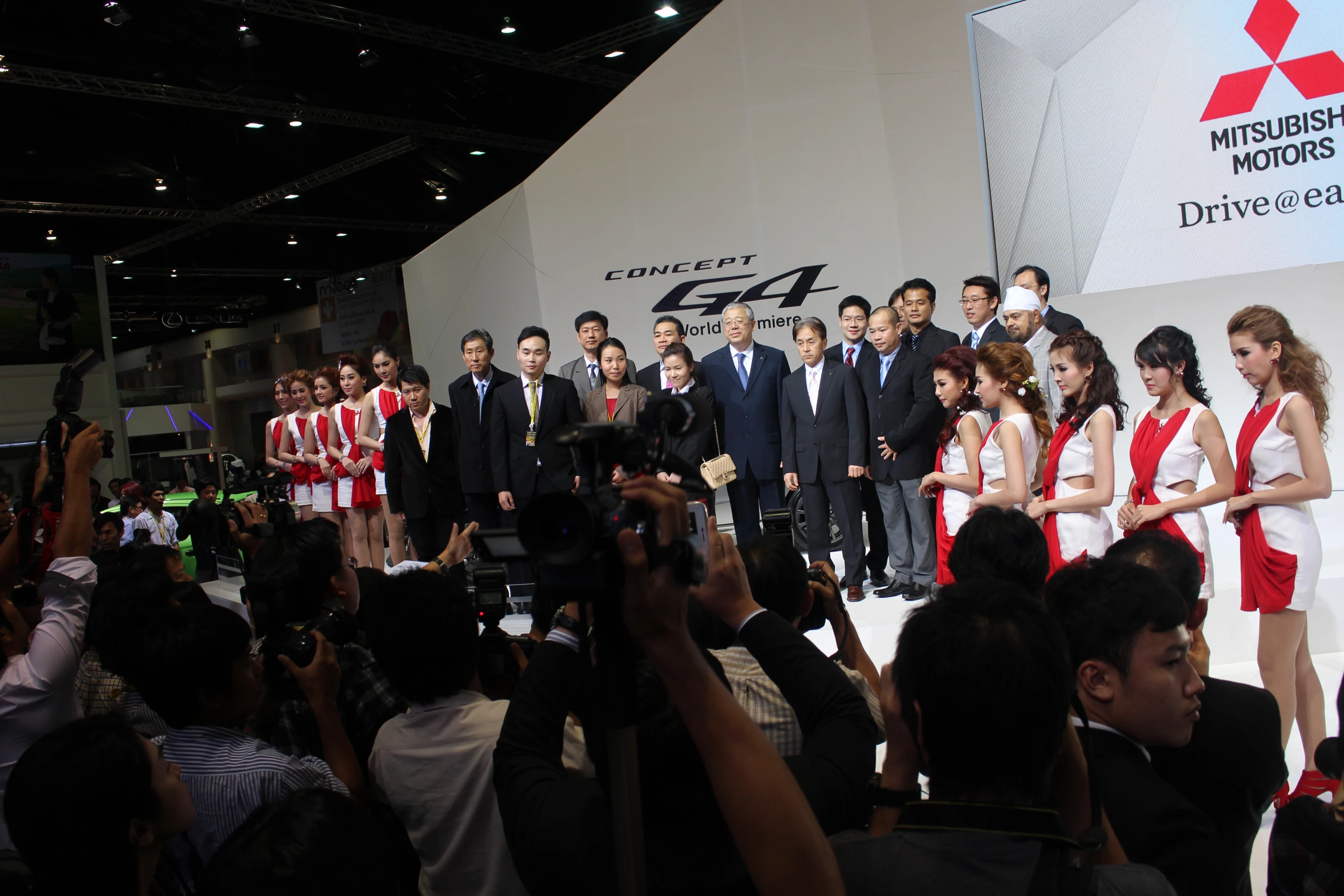 Mitsubishi stand, Bangkok International Motor Show, 2013 (Photo: Husna Namirembe/Gizmag)