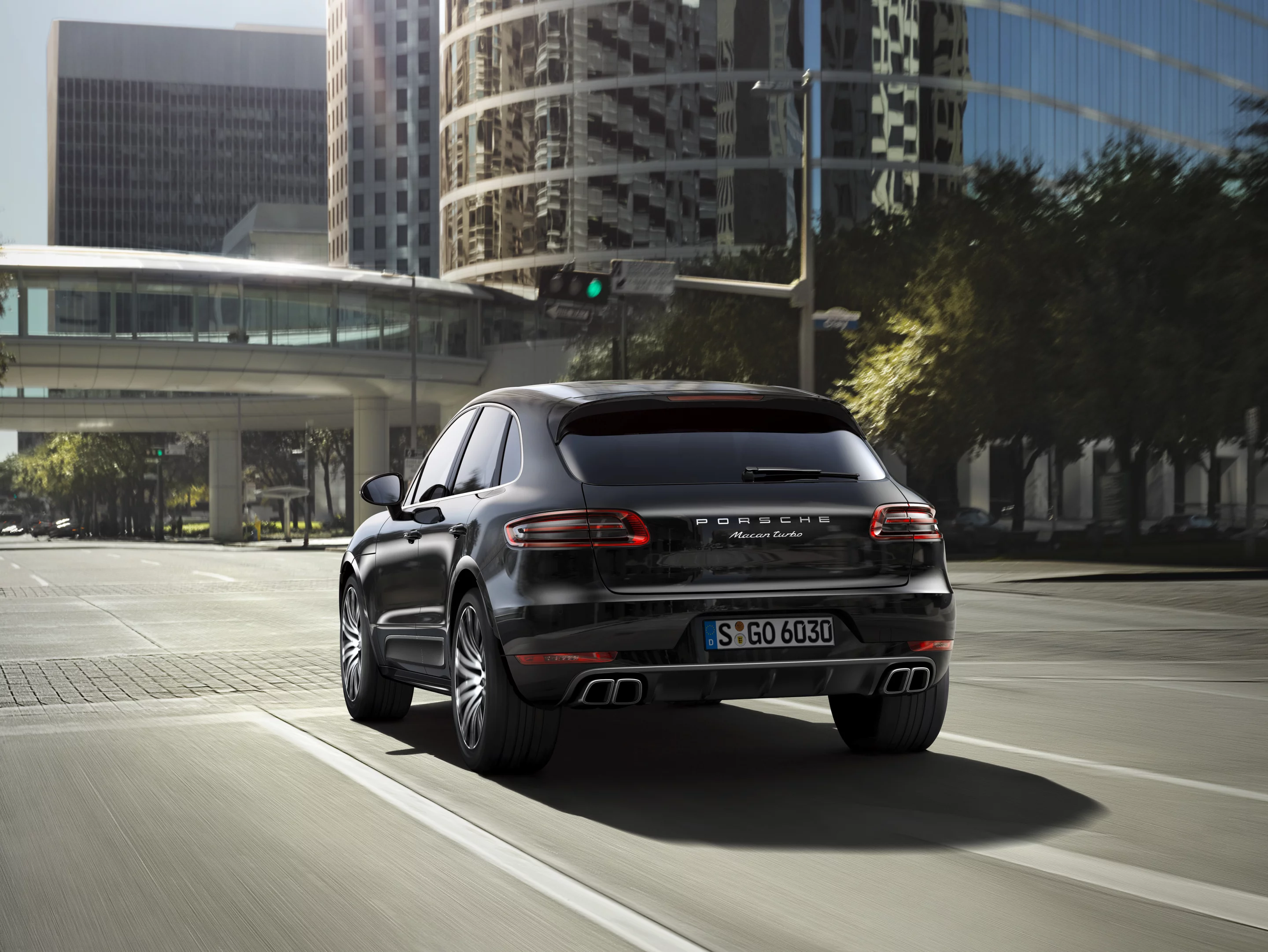 The Macan features Porsche Traction Management