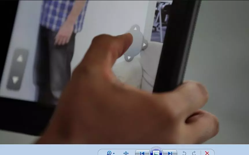 A simple set of controls lets you move the Double during your video call
