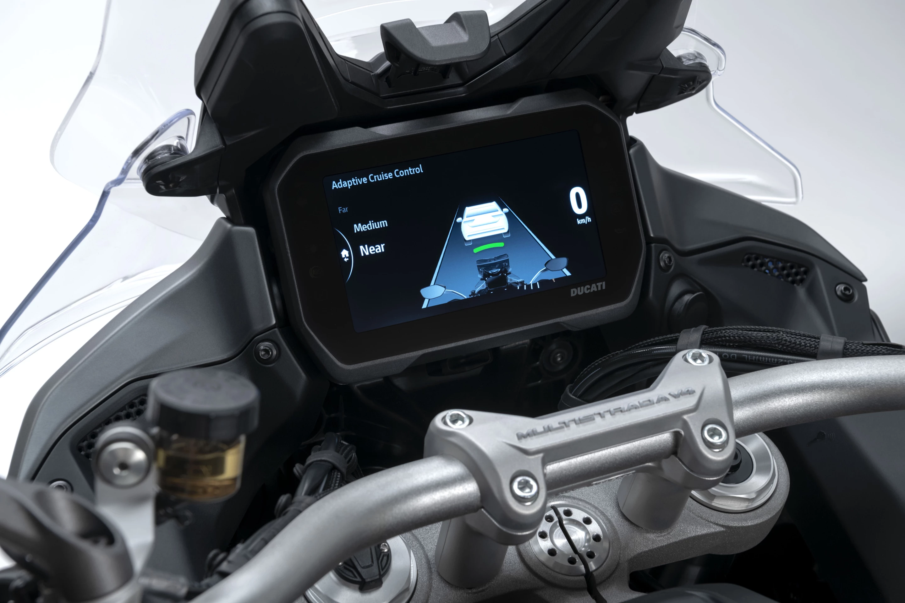 The 2021 Ducati Multistrada V4 can be equipped with Adaptive Cruise Control